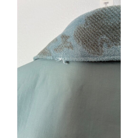 Women’s Columbia PFG Uncharted Fleece Overshirt Blue Snap Shacket sz XS - Picture 7 of 9